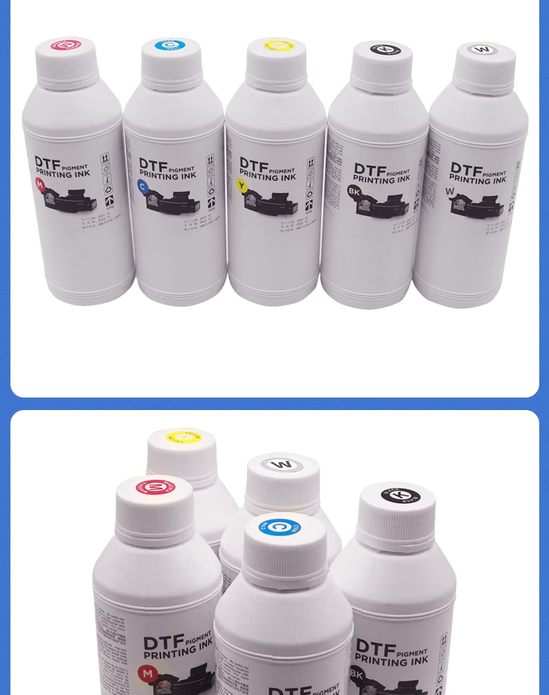 Heat Transfer DTF Printing Ink DTF White Ink For Epson Printers 1L/Bottle