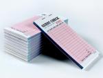 Customized English Language Perforated 2-Part Hotel Guest Checks