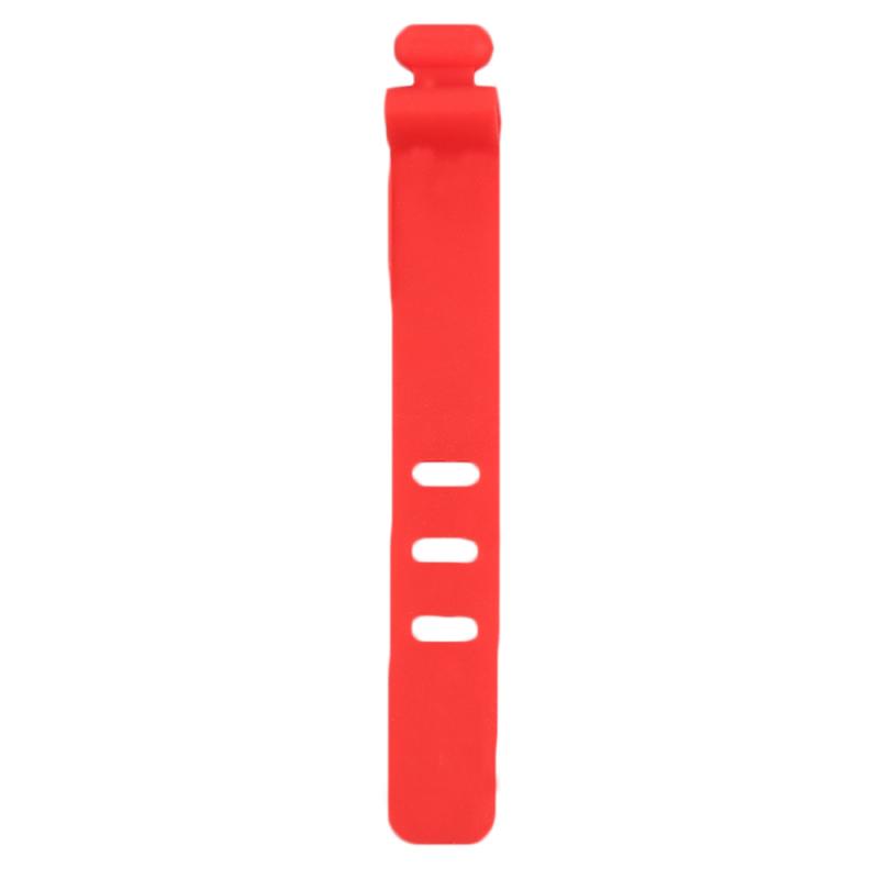 1.5mm-2.0mm Oval Silicone Self Gripping Cable Ties 6.5cm 7.4cm
