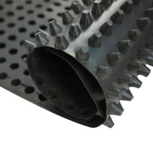 China Waterproofing HDPE Dimpled Drainage Membrane 0.2 - 2.0mm Thickness wholesale