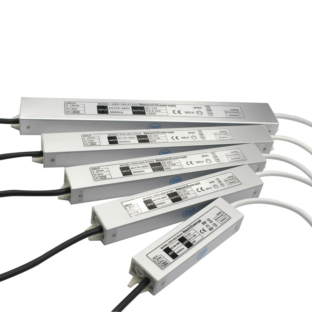 ETL CB EMC Slimline LED Driver AC To DC LED Strip Light LED Power Supply 100W
