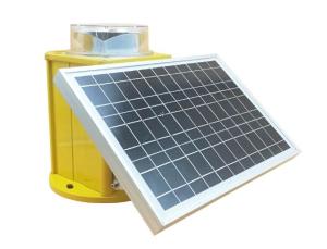 China VRLA Solar Aircraft Warning Lights UV Polycarbonate 20FPM Medium Intensity wholesale