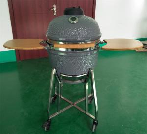 China Green SGS Pizza Charcoal Ceramic 18 Inch Kamado Grill wholesale