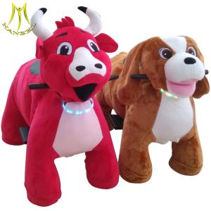 China Hansel outdoor playground plush walking electric animal ride for kids wholesale