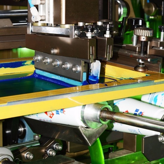 Automatic High-Speed Bottle Screen Printer 70pcs/min 380V