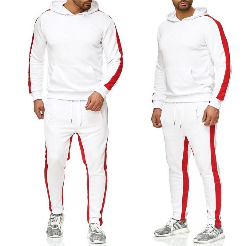 35% Polyester 65% Cotton Anti - Static Custom Outdoor Clothing Fitness Sweat Suit S - 5XL Size