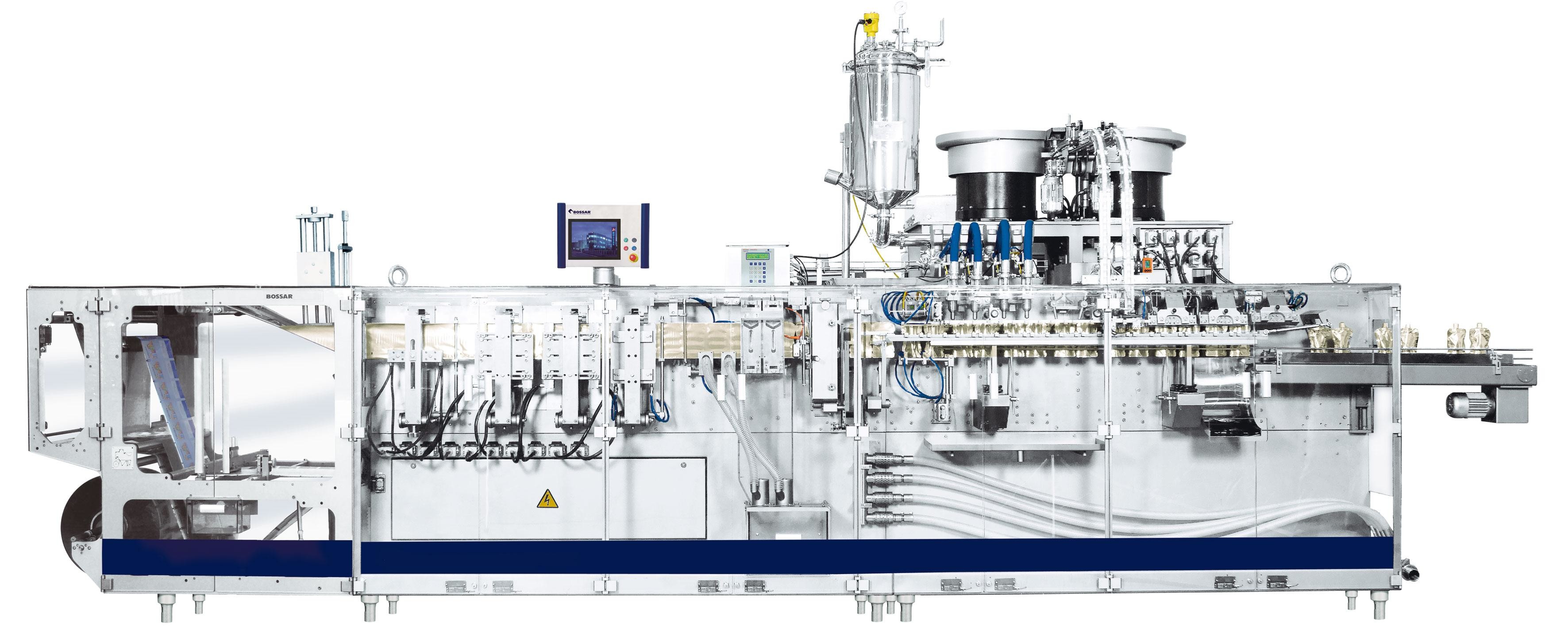 Automatic 6500W Stand Up Pouch Packing Machine Porridge Doypack Filling Machine