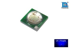 China 700mA 3W UV SMD LED Diodes 380nm - 400nm UV-A for Cosmetic Sterilization wholesale