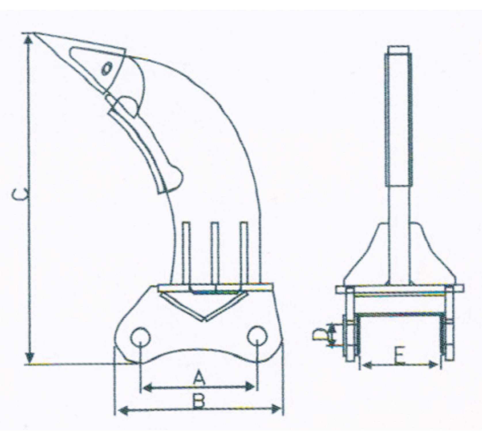 E320C 330D DH220-9 SK380LC-8 Vibratory Ripper , Hydraulic Excavator Vibro Ripper