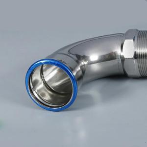 China 304 /316L Stainless Steel Press Fit Pipe Fittings Elbow ANSI Standard wholesale
