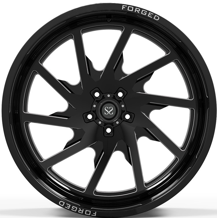 Off Rad Rims 24x12 and 24x14 Gloss Black Machined Deep Lip Customized 4x4 Wheels Rim