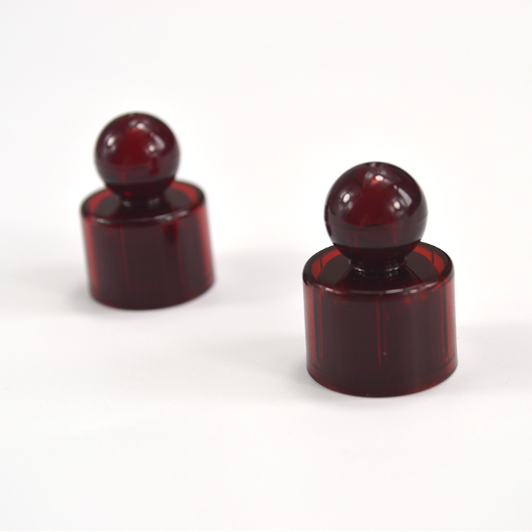 Plastic Cosmetic Perfume Container in Red Color with 12mm Screw Lid