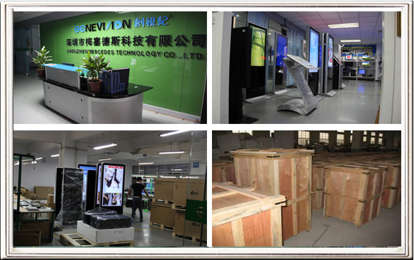 26 inch digital signage Wall Mount LCD Display with Safe Locking System