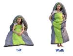 Envelope shape Hollow Cotton Compact Hiking Sleeping Bag