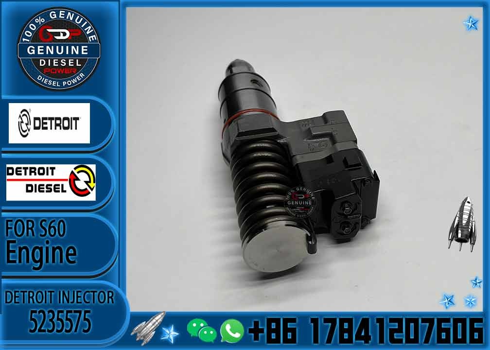 Common rail fuel injector 4991752 3861890 5234785 5235575 5237466 for Detroit Diesel series 60 11.1 and 12.7 L