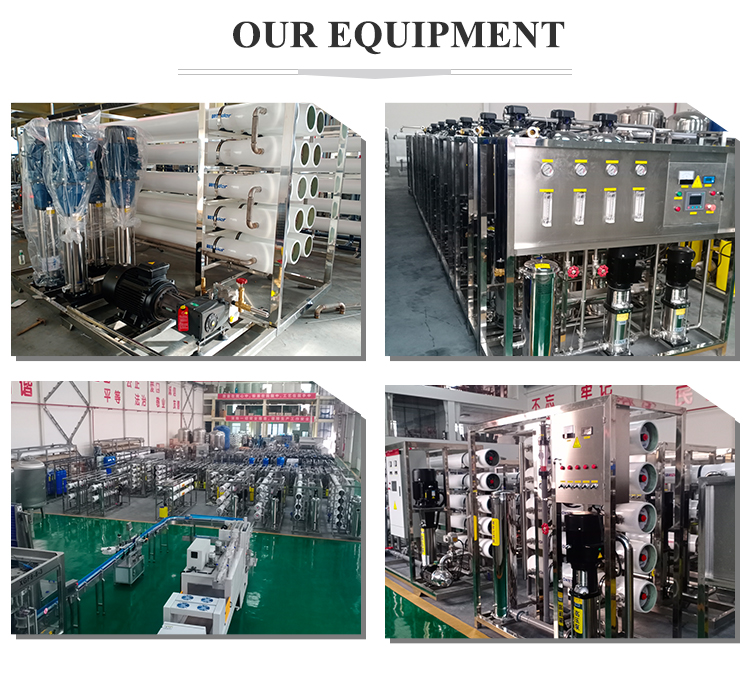 500L/Hour RO Reverse Osmosis Water Treatment Equipment with Stainless Steel/FRP Tank
