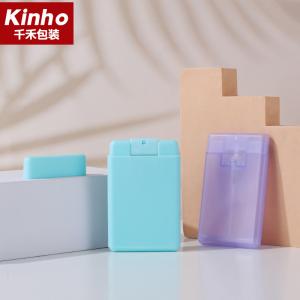China 20ml Pocket Credit Card Shape Hand Sanitizer Spray With Cap wholesale