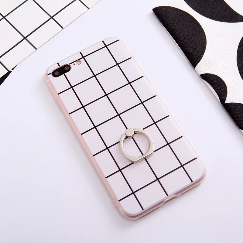 Matte Surface Finger Grip Phone Case Adjustable Stand Spiderman For Iphone 6