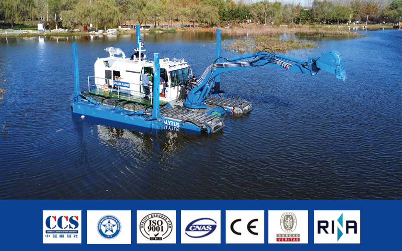 JLAME200 Amphibious Dredger With Crawler