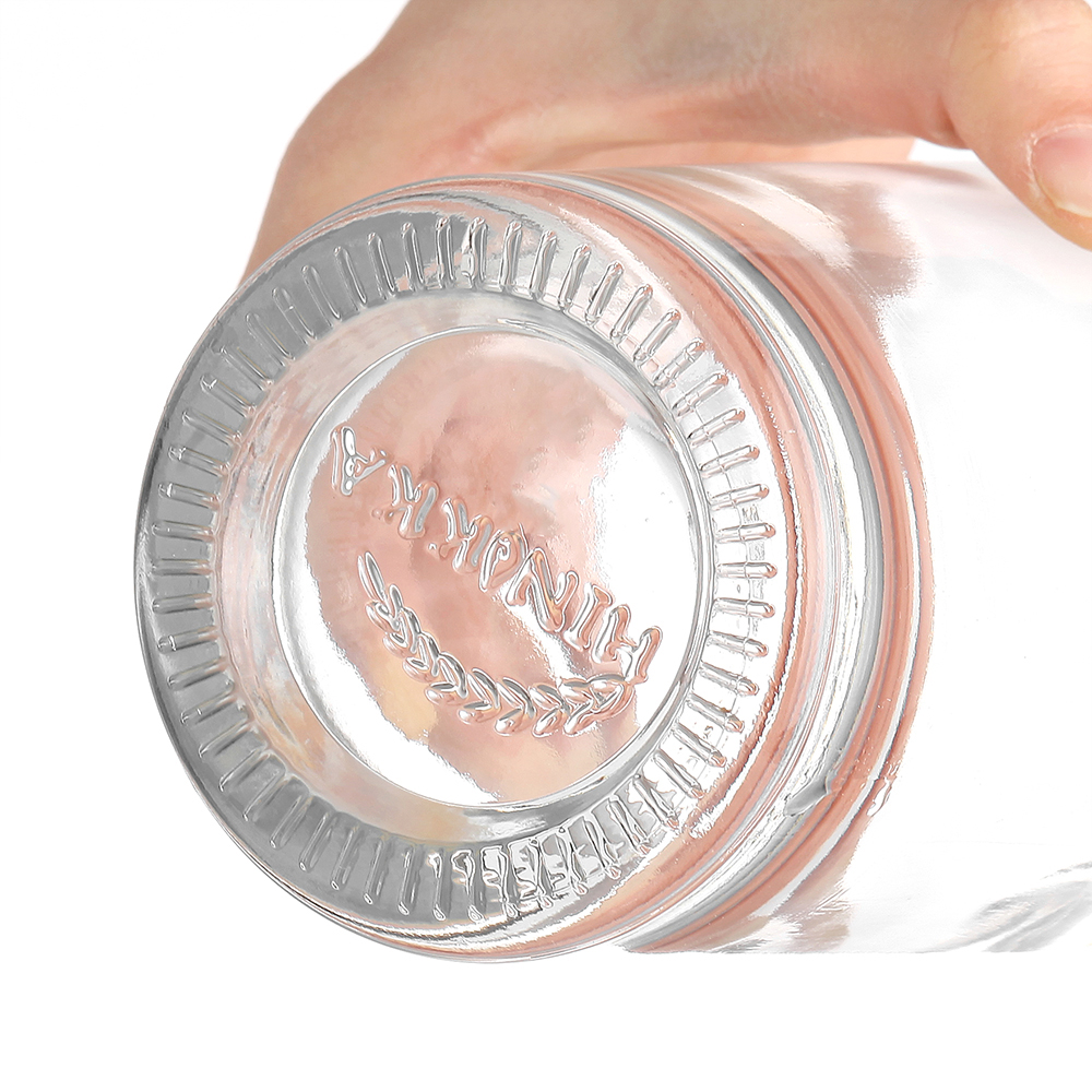Transparent Glass Products 500ml 750ml 1000ml Round Empty Tequila Bottle and Spray Cap