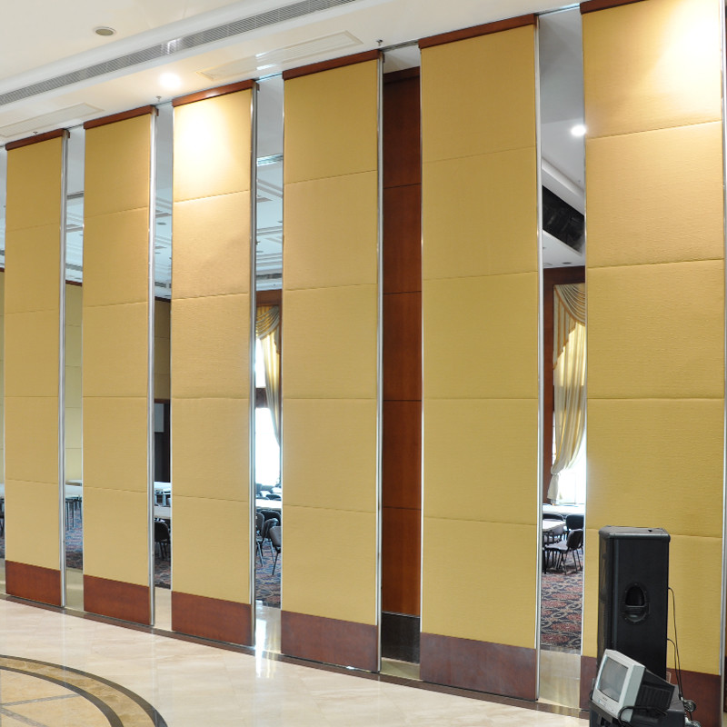 Banquet Hall 85 mm Type Sound Proofing Movable Partition Walls with No Floor Tracks