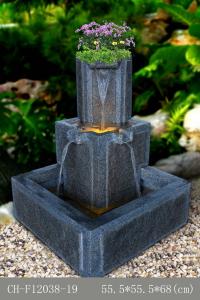 China Three Tanks Sandstone Water Feature wholesale