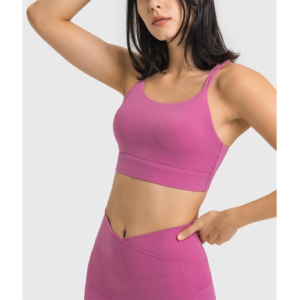 Removable High Impact Padded Ladies Sports Bra Gym Yoga Fitness Running