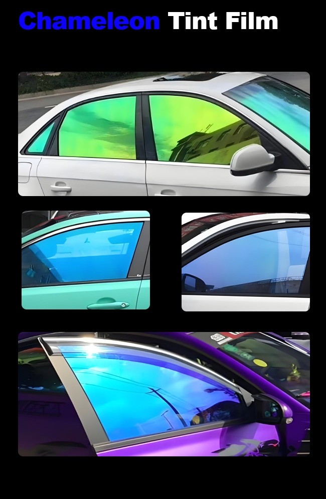 Automotive Window Tint Film Car Chameleon Film 98% Of Heat Rejection And UV Rays