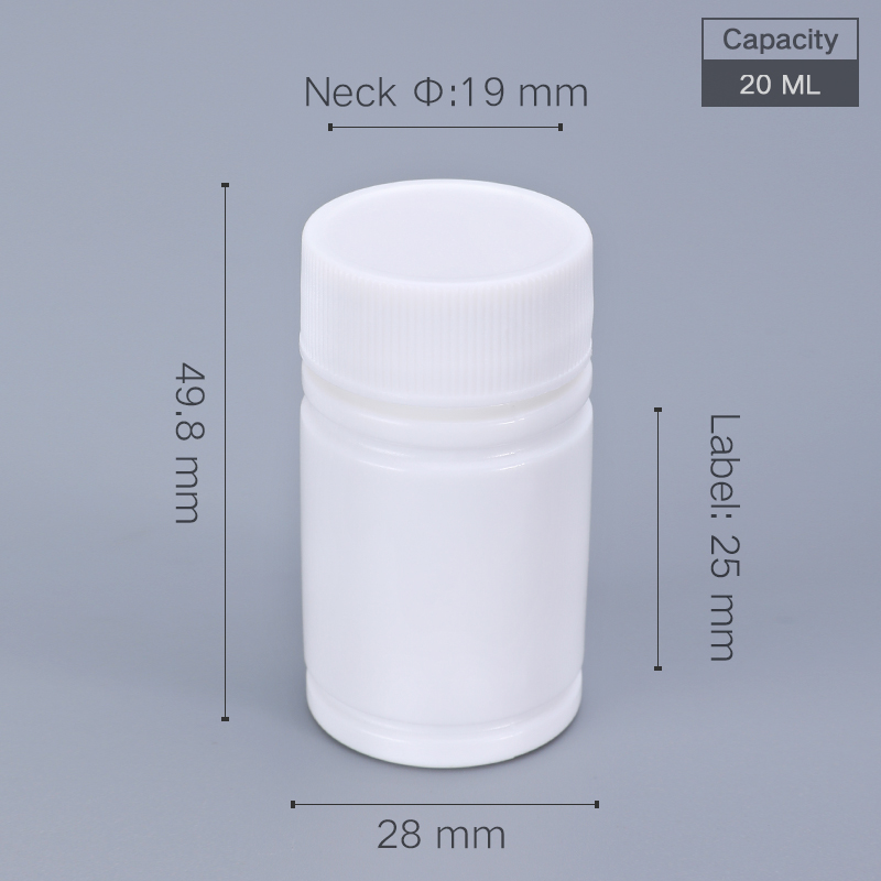 Plastic Screw Cap 100ml Bottle for Pill Capsule Tablet Storage UMETASS HDPE Material
