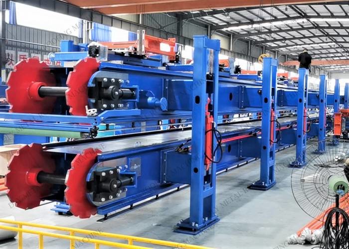 300kw Sandwich Panel Making Machine 16m Standing Seam Metal Roof Equipment