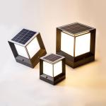 Waterproof Modern Outdoor Pillar Lights Black / Grey Garden Pillar Light