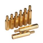 Threaded Brass Male Female Hex Standoffs M3 4-60mm Length For Lamps