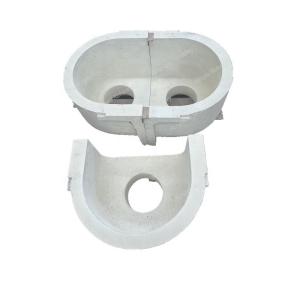 China 40-52% Al2O3 Content AZS Spouts Stirring Rods for Special Shaped Glass Furnace Burners wholesale