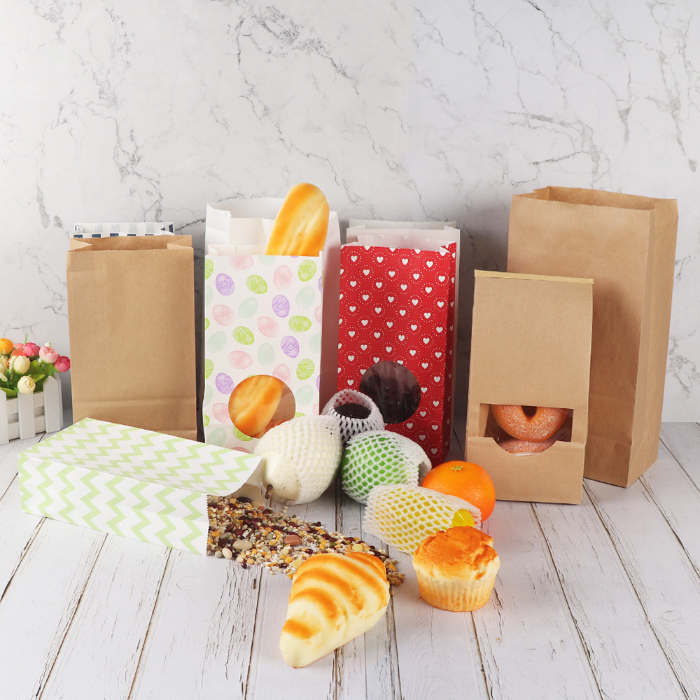 110-450mm Length Grocery Paper Shopping Bag Making Machine With Flat Handle
