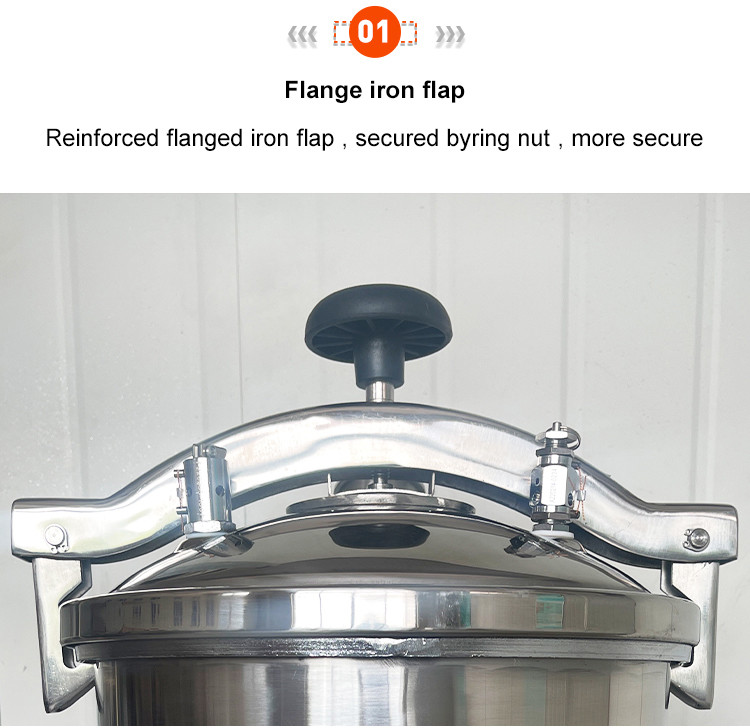Portable Steam Autoclave Vertical Sterilizer Equipment 18L