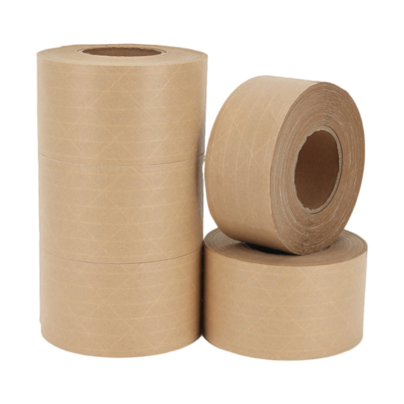 Water Activated Gummed Kraft Paper Tape For Packaging