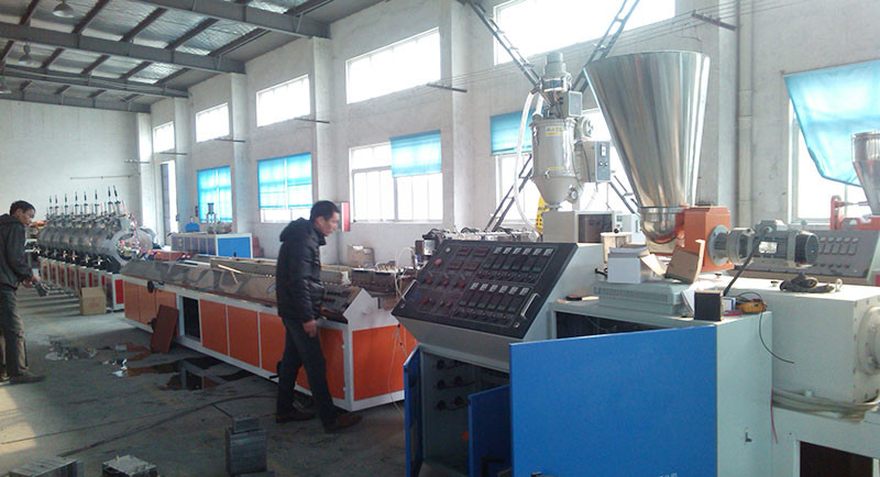 Twin Screw PVC Artificial Marble Making Machine Stone Plastic Sheet Production Line SGS