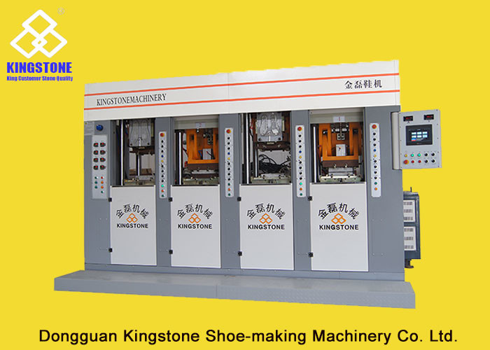 TPU TR PVC TPR Sole Moulding Machine , Vertical Plastic Injection Moulding Machine
