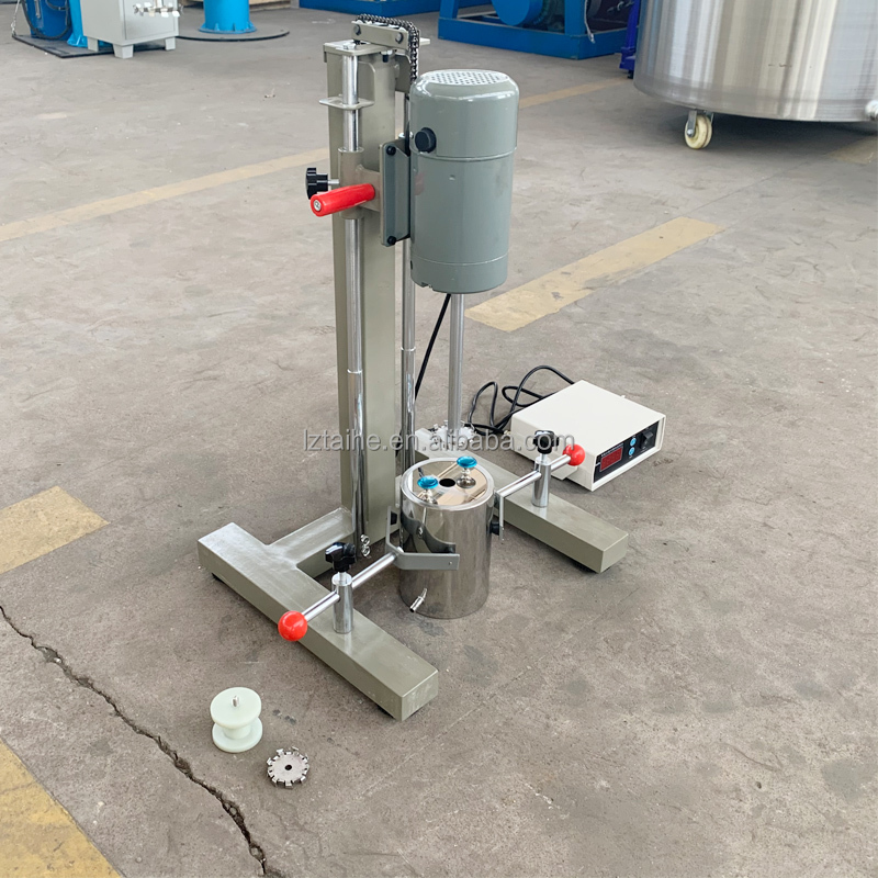 1500W Manual Lift Liquid Lab High Speed Disperser Machine For Liquid