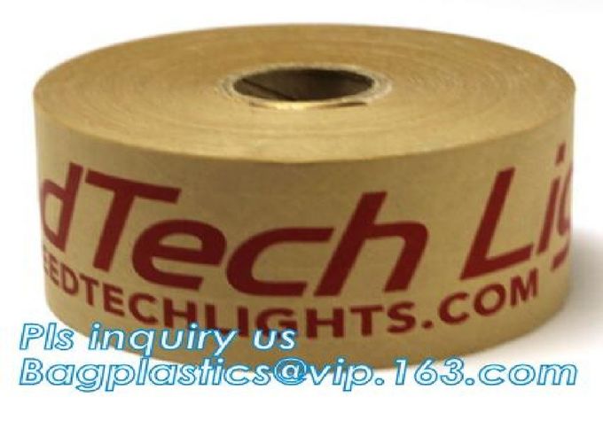 Fiber Reinforced Labelh Tape Label Gummed Kraft Paper Packing Reinforced