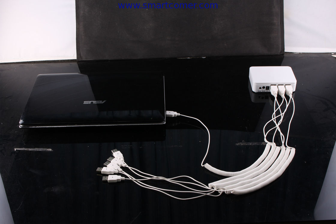 COMER 1port Security alarm laptop display system for notebook computer cable locking devices