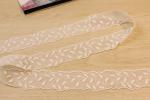 Interspersed Guipure Lace Trims , Breathable Floral Lace Ribbon