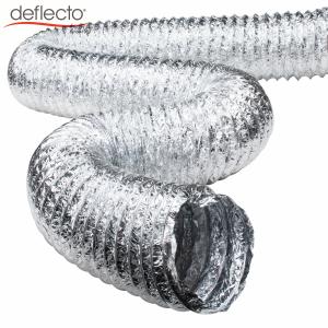 China Deflecto Flexible Exhaust Duct Hose 4'' 100mm Flexible Ducting Hose 32 Ft HVAC Parts wholesale