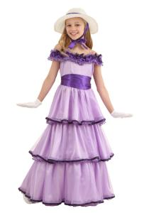 China Deluxe Southern Belle Cute Halloween Costumes , Historical Childrens Fancy Dress wholesale