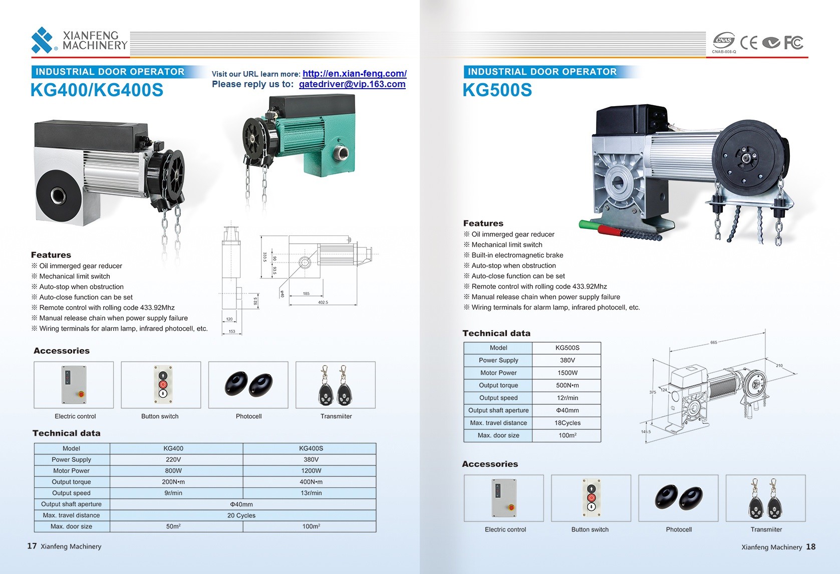 KG50/KG50S Industry Rolling Shaft Motor