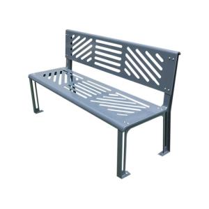 China Street Furnitures 1400L*400W*820H Mm Metal Park Bench wholesale