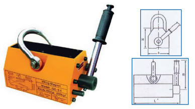 Manual PML Magnetic Lifter 2 Ton Magnet For Lifting Steel