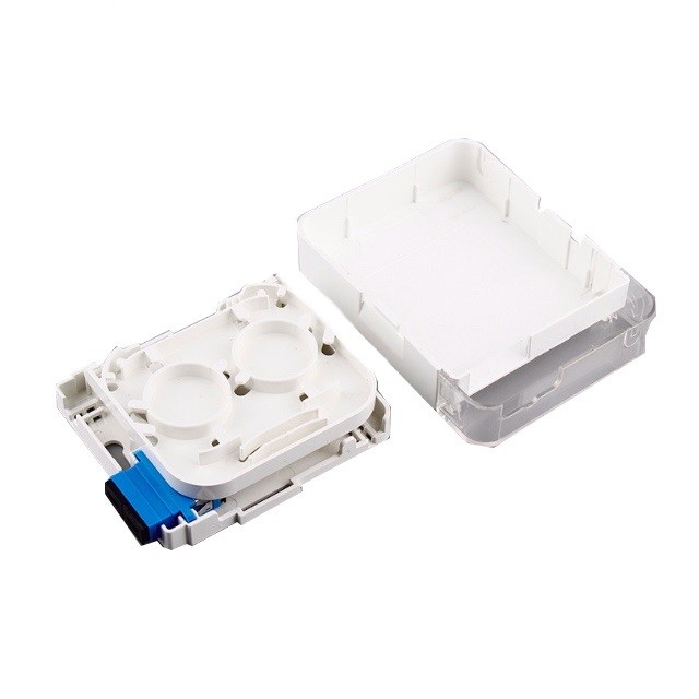 2f FTTH Termination Box SC Or SC / APC , LC Duplex 115*85*23 Size