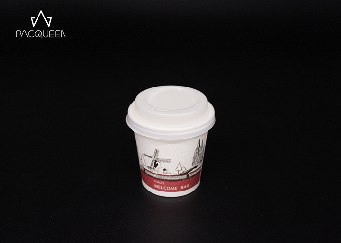 Hot Beverage Custom Disposable Paper Cups Full Coverage Artist Design Printing
