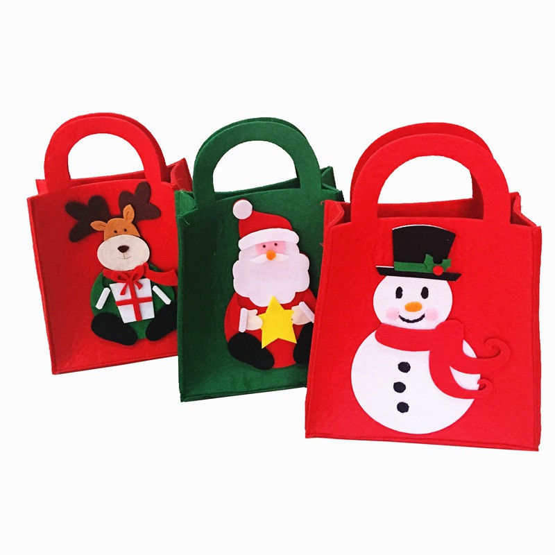 18 X 20cm Christmas Gift Bag Wedding Candy Bag Decorations For Home